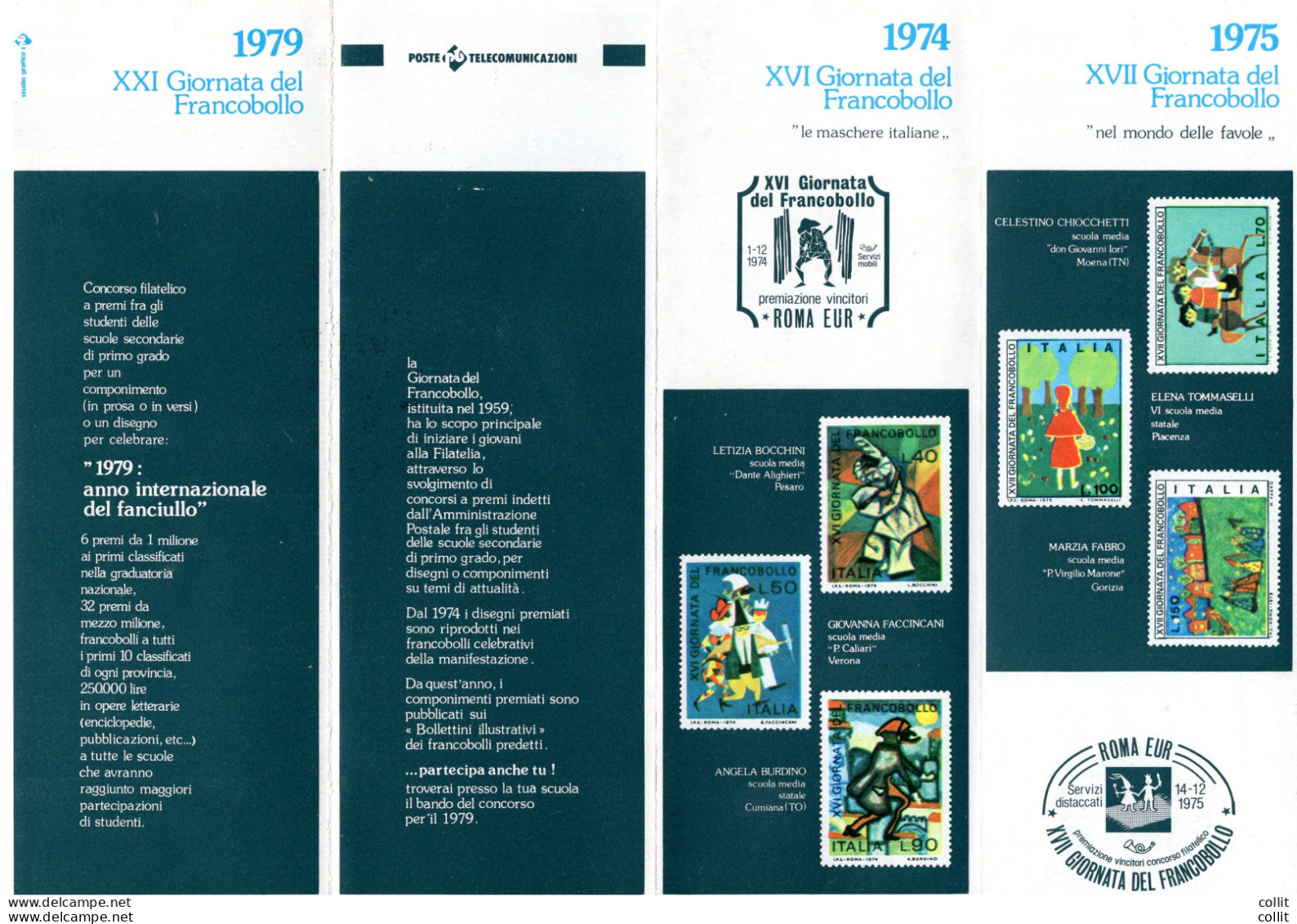 Precursore - Folder Della XX Giornata Della Filatelia 1978 - Presentation Packs