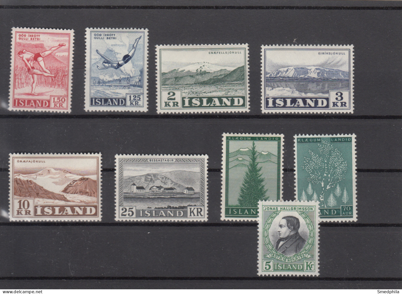 Iceland 1957 - Full Year MNH ** - Volledig Jaar