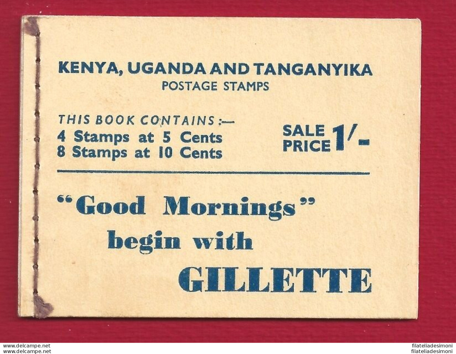 1952 Kenya Uganda Tanganyika - LIBRETTO Stanley Gibbons SB4a GIORGIO VI - Autres & Non Classés