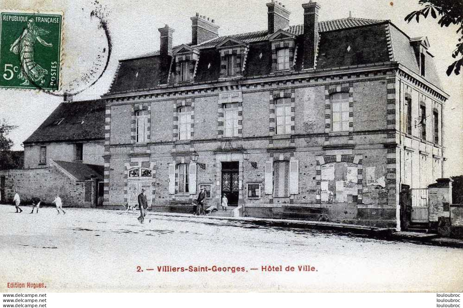 77 VILLIERS SAINT GEORGES HOTEL DE VILLE - Villiers Saint Georges