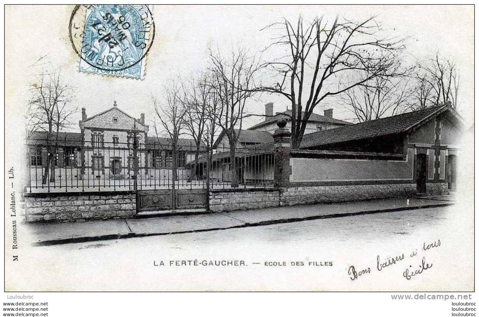 77 LA FERTE GAUCHER ECOLE DES FILLES EDIT ROUSSEAU - La Ferte Gaucher