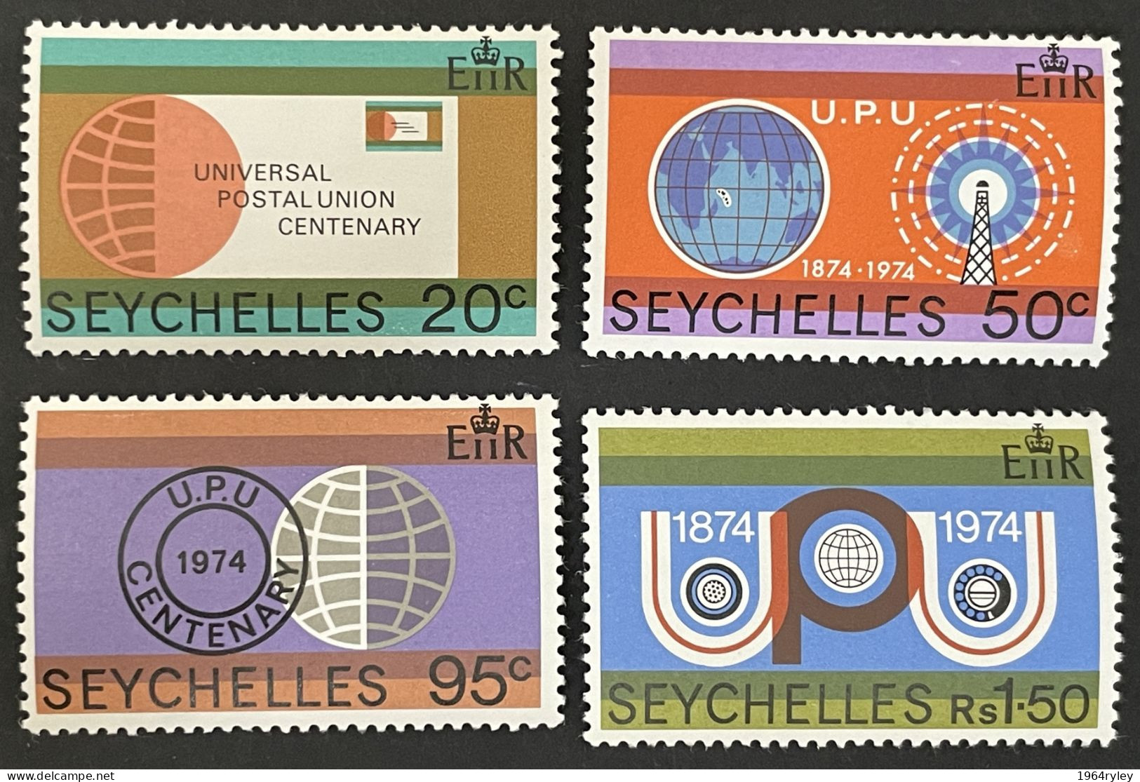 SEYCHELLES - MNH** - 1974 Universal Postal Union Centenary  - # 317/320 - Seychellen (1976-...)