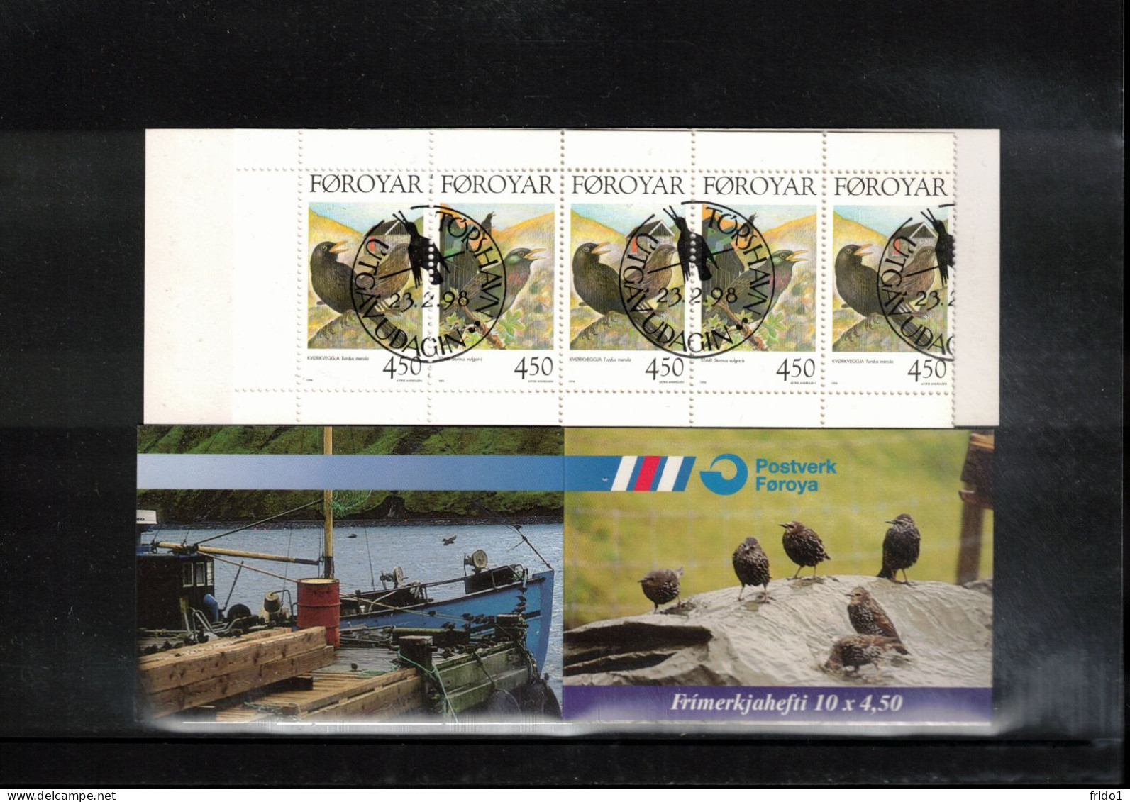 Faroe Islands 1998 Birds Booklet Sauber Gestempelt / Fine Used - Färöer Inseln