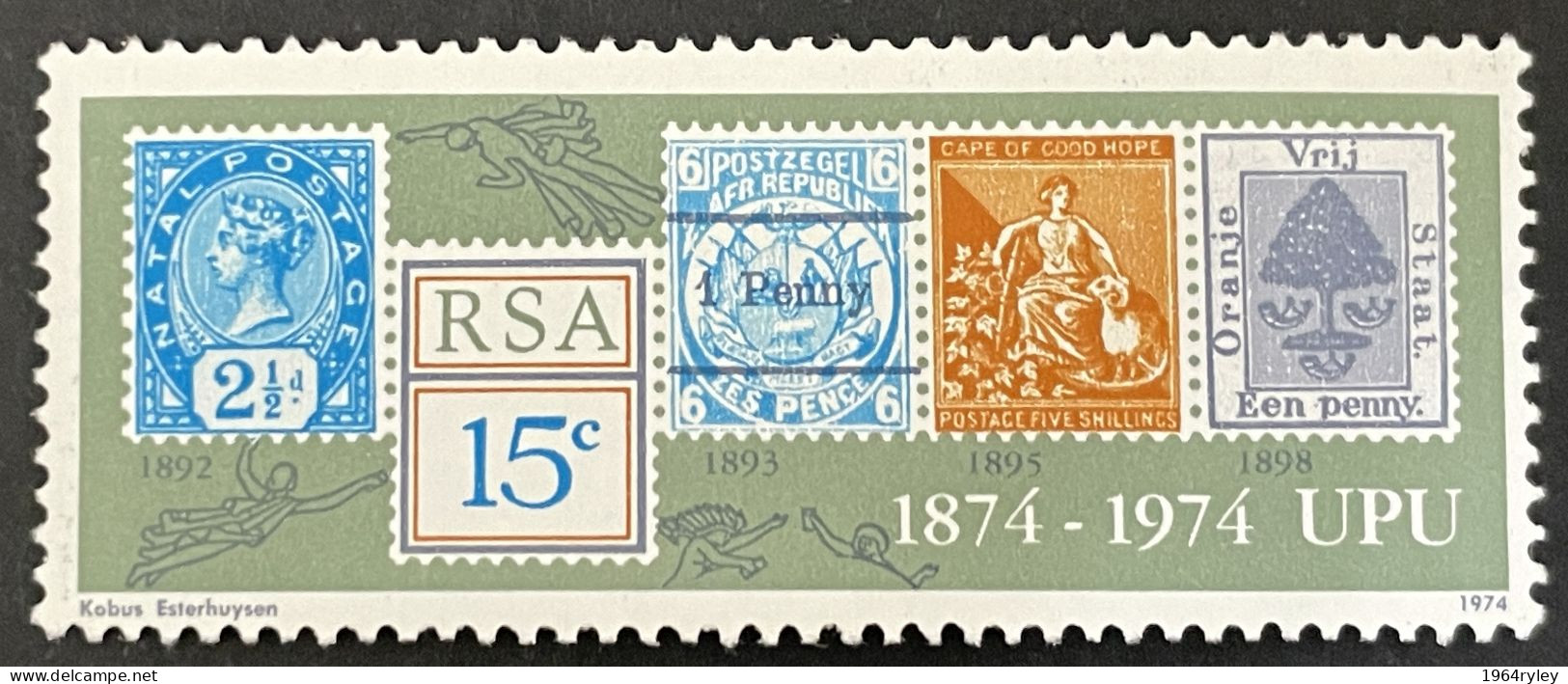 SOUTH AFRICA - MNH** - 1974 Universal Postal Union Centenary  - # 446 - Nuevos