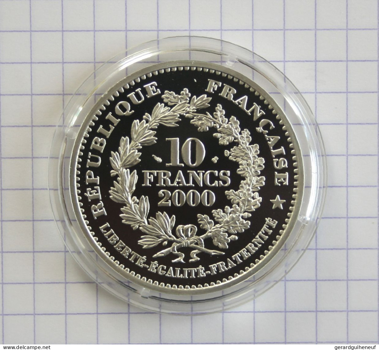 RARISSIME : 10 Francs ARGENT 2000 FDC "Le Franc à Cheval - Jean Le Bon" - Mezclas - Monedas