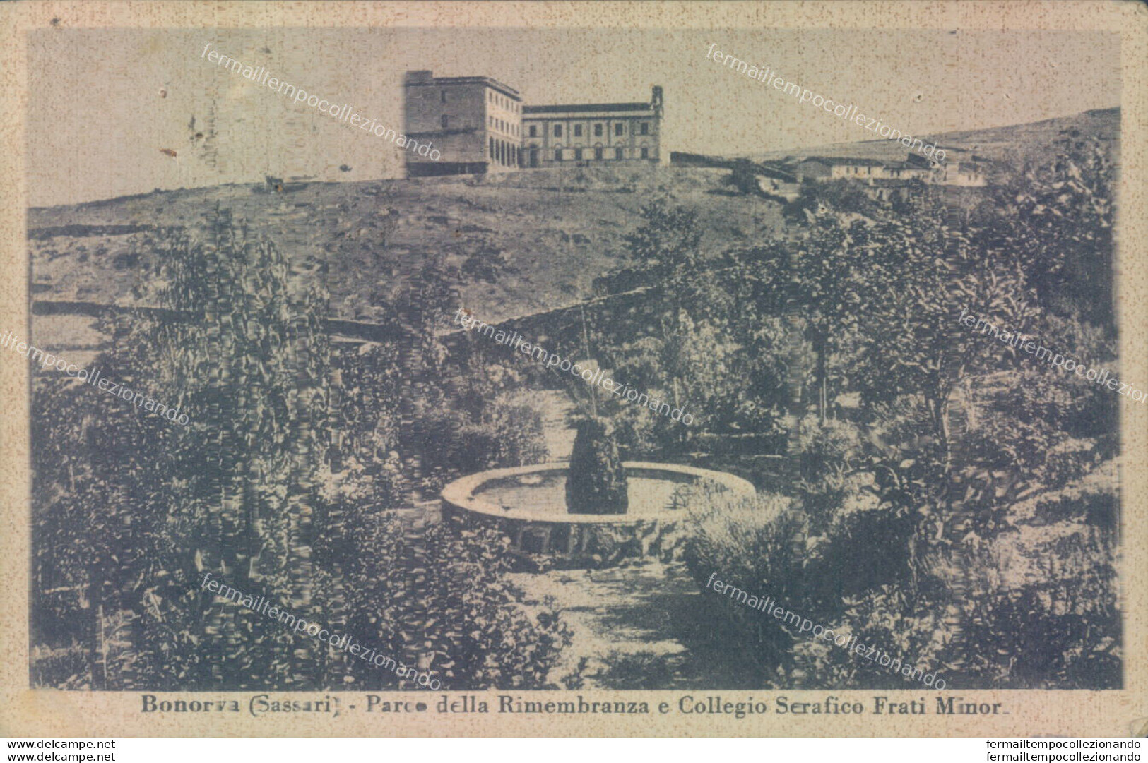 Z18  Bonovra Parco Della Rimembranza E Collegio Serafico Fori D'archivio - Sassari