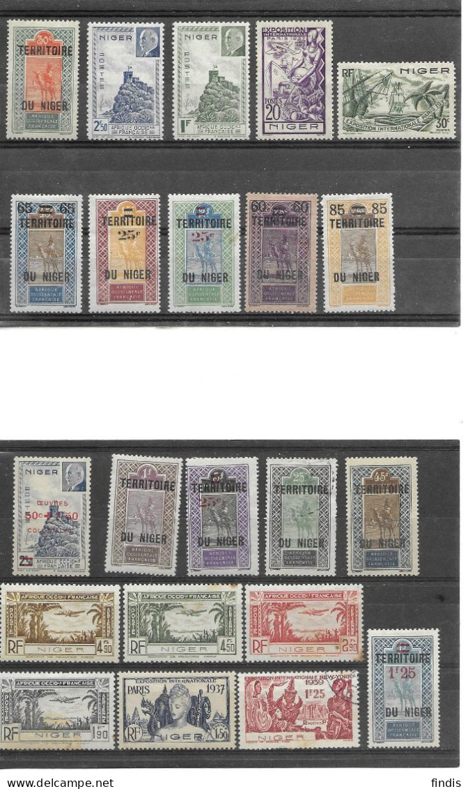 NIGER Lot Maj */qq O - Unused Stamps