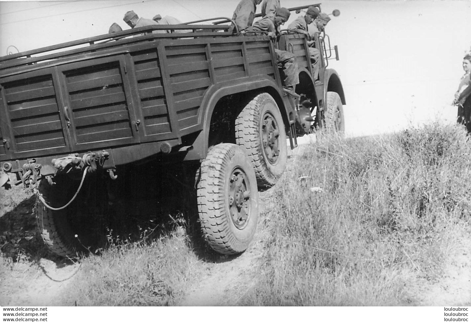 CAMION SPA DOVUNQUE 41 ARMEE ITALIENNE RETIRAGE PHOTO 18 X 12 CM - Guerre, Militaire