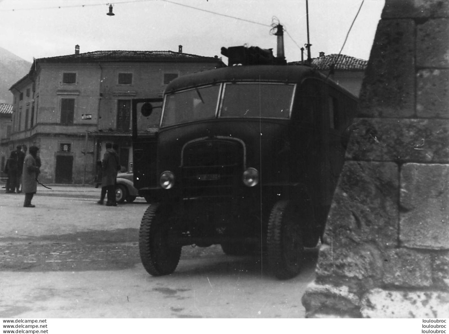 CAMION SPA DOVUNQUE 35 ARMEE ITALIENNE RETIRAGE PHOTO 18 X 12 CM R1 - Guerre, Militaire