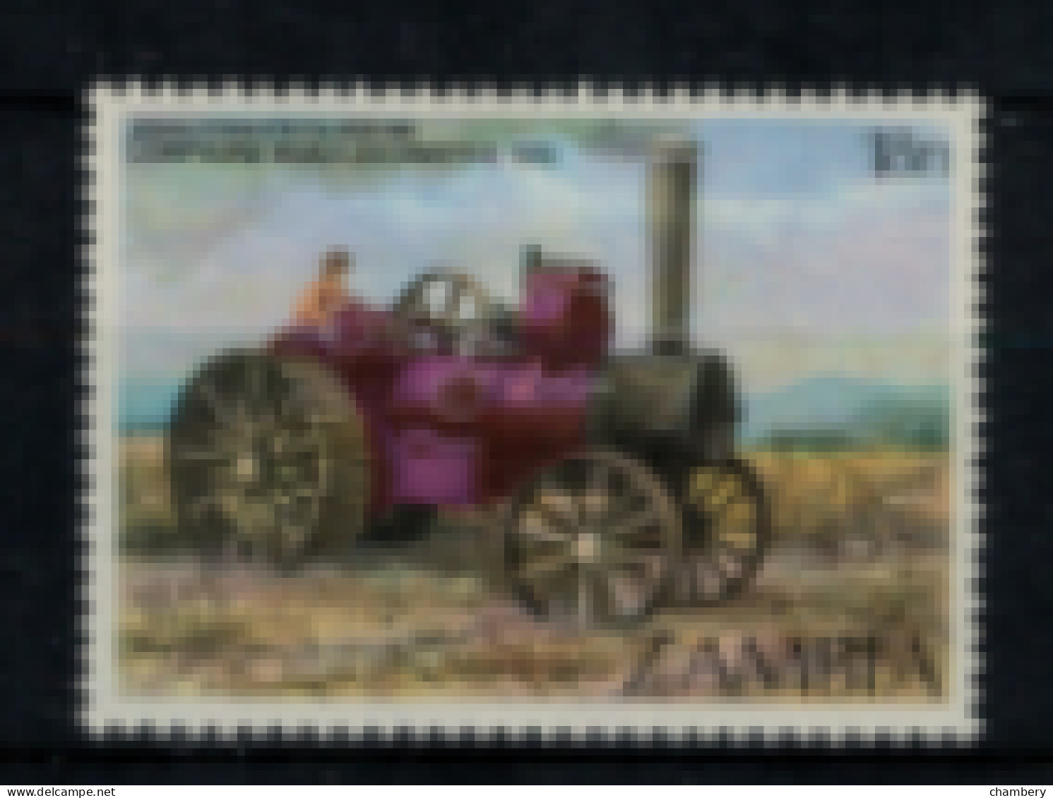 Zambie - "1ère Machine à Vapeur : Tracteur 1910" - Neuf 1* N° 268 De 1983 - Zambia (1965-...)