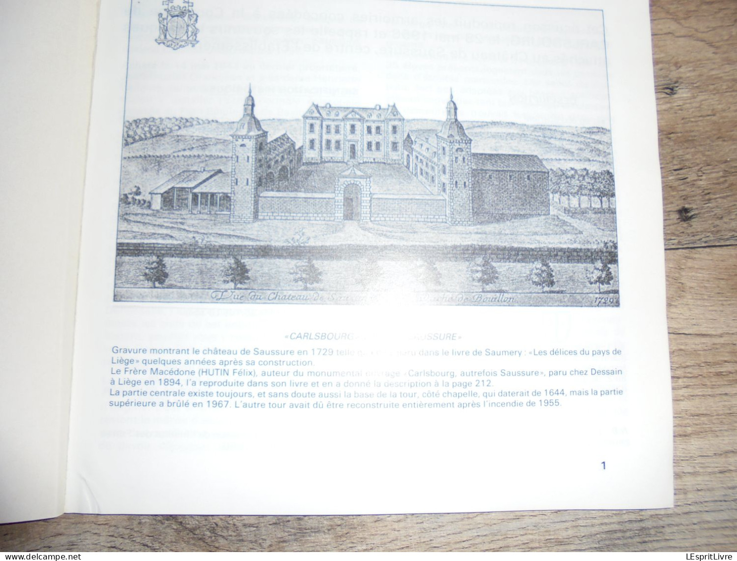 CARLSBOURG Etablissement Saint Joseph 1844 1994 Souvenir Du 150 è Anniversaire Régionalisme Ardenne Ecole Enseignement - Belgique