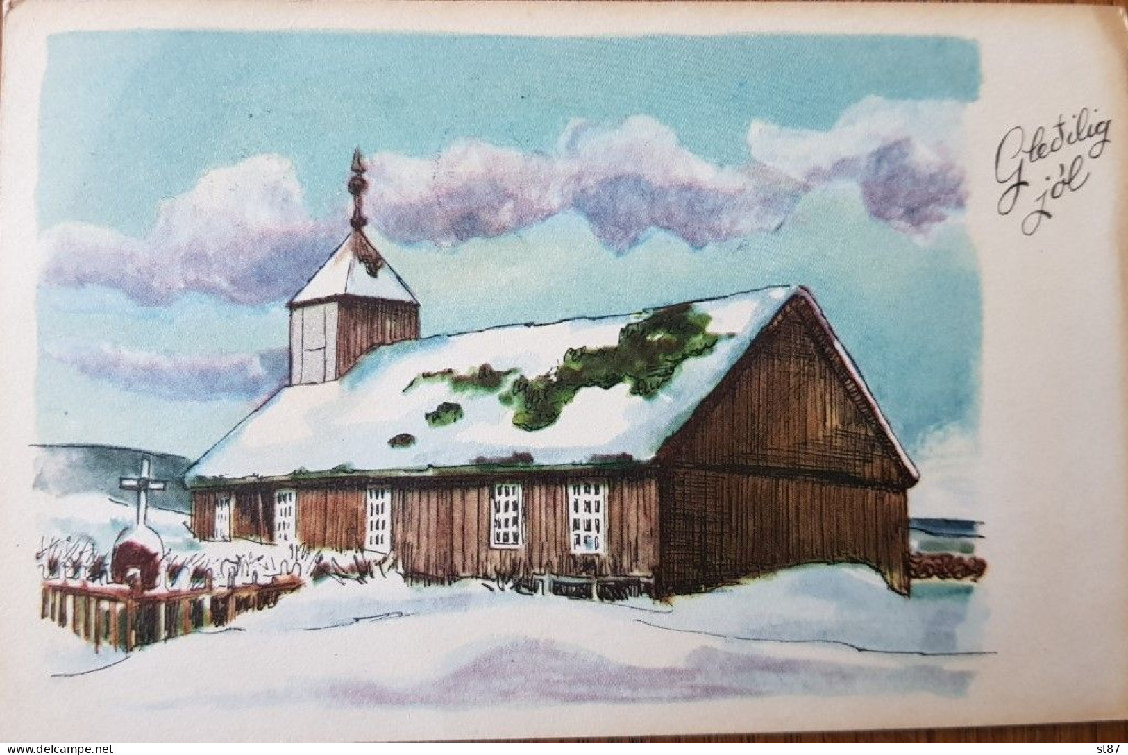 FR Gledilig Jol 1956 - Färöer