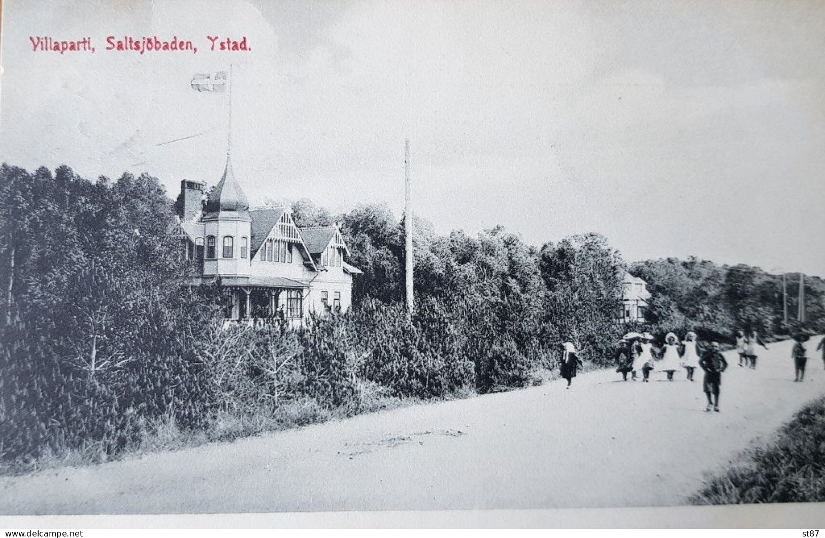 Sweden 1909 Ystad Villaparti Saltsjöbaden - Schweden