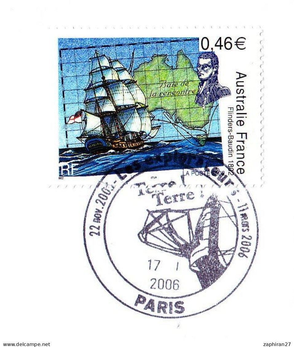 PARIS LES EXPLORATEURS TERRE  TERRE (11-3-2006)   #486# - Maritime