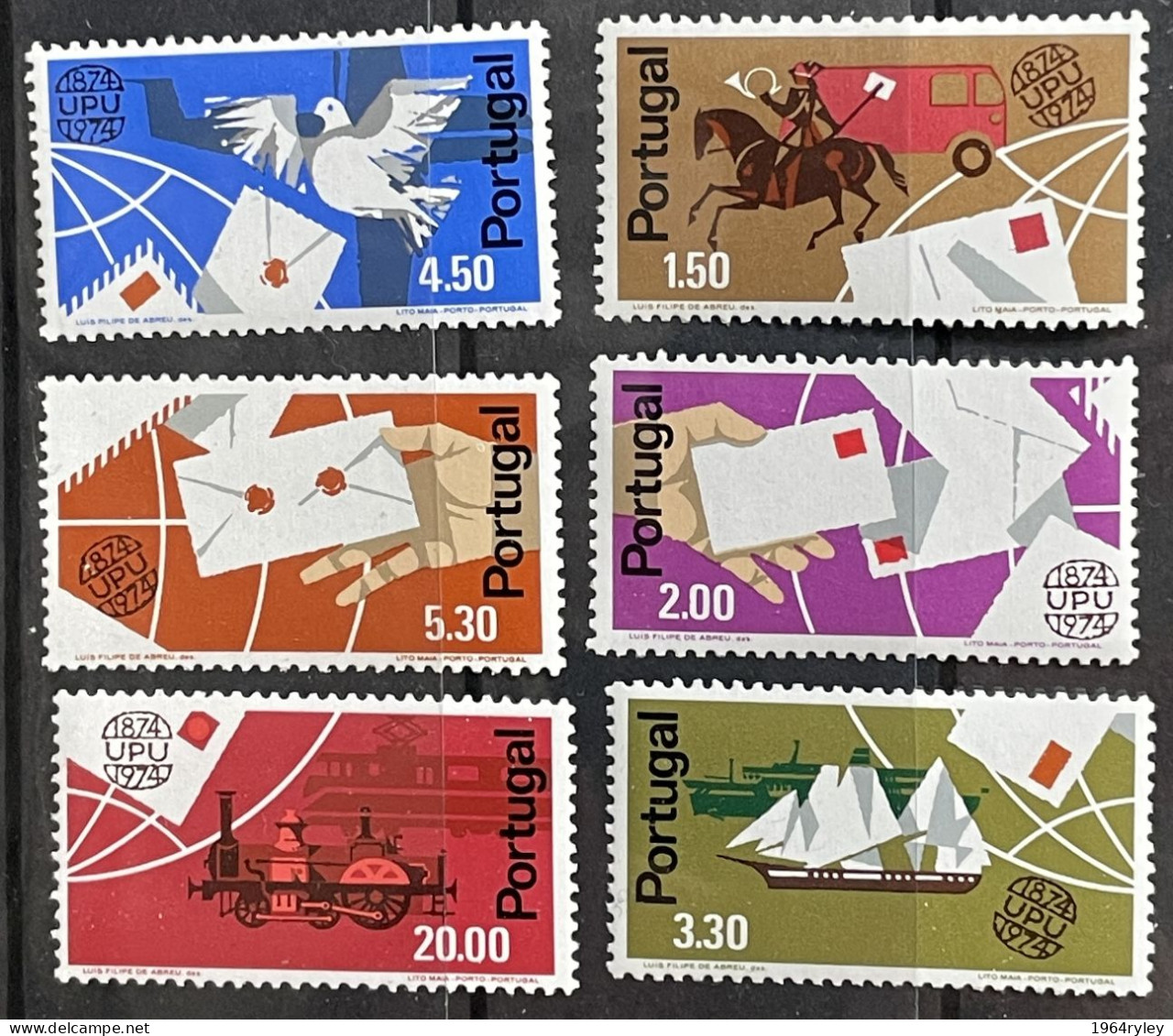 PORTUGAL - MNH** - 1974 Universal Postal Union Centenary  - # 1248/1253 - Neufs