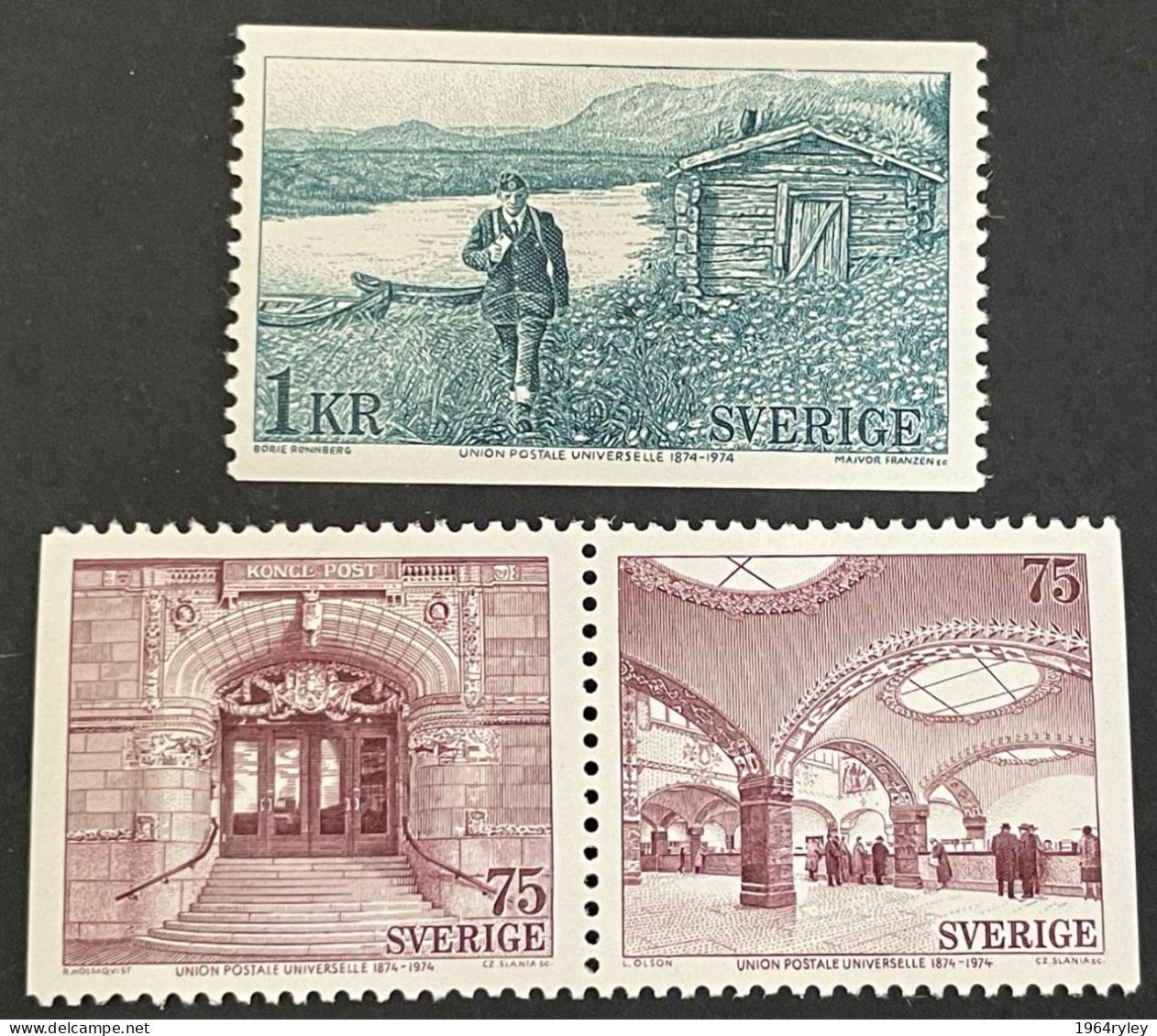 SWEDEN - MNH** - 1974 Universal Postal Union Centenary  - # 859/861 - Neufs