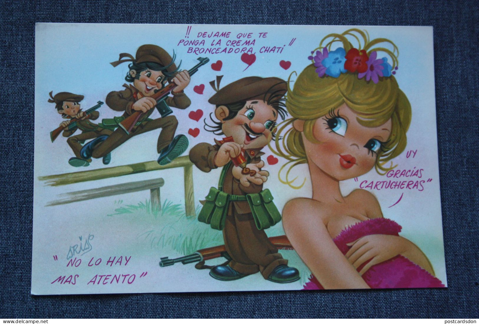 Spain -  Humour -- Pin-up -military - Pin-Ups