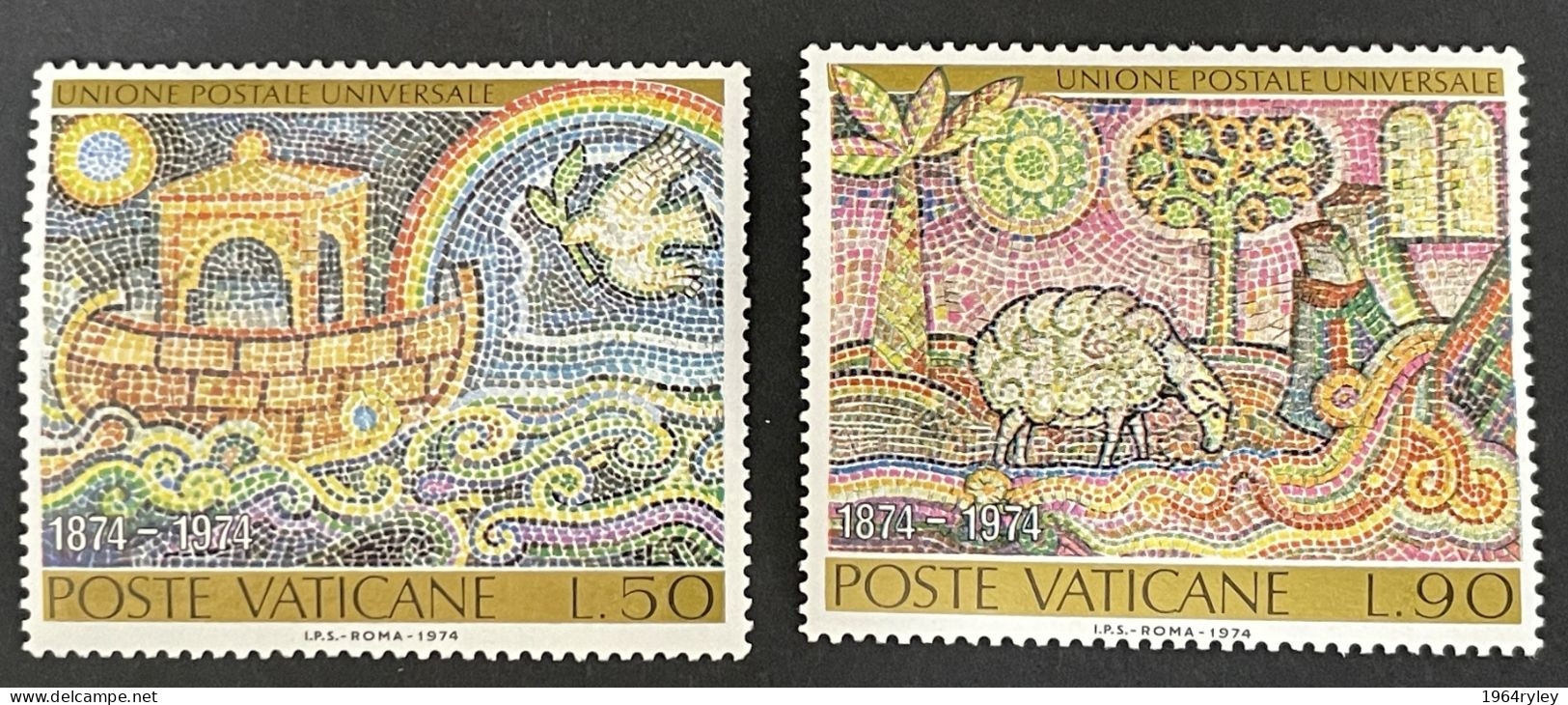 VATICAN - MNH** - 1974 Universal Postal Union Centenary  - # 633/634 - Ongebruikt