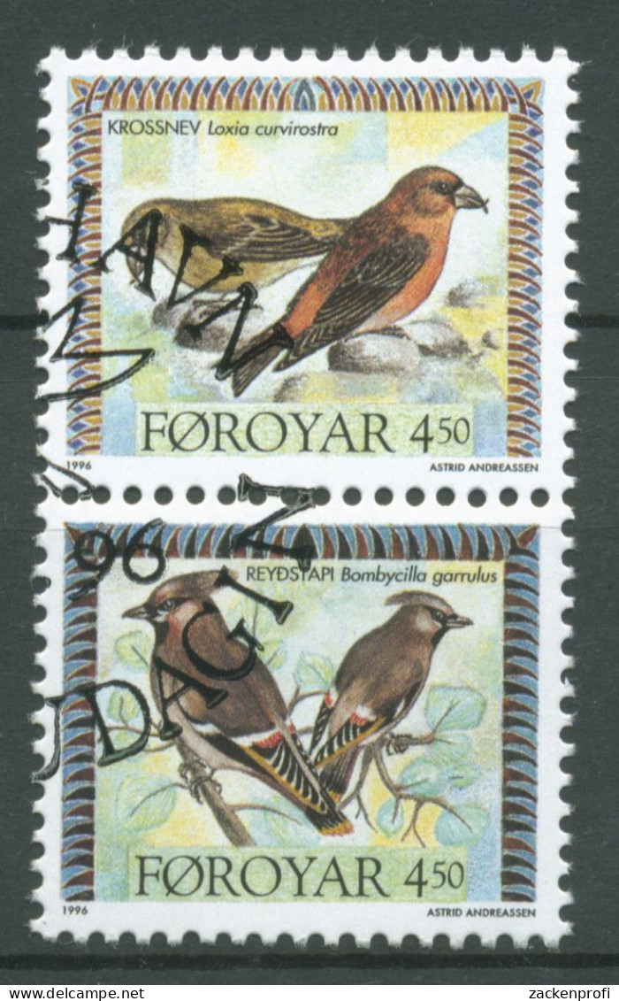 Färöer 1996 Invasionsvögel 298/99 Gestempelt - Färöer Inseln