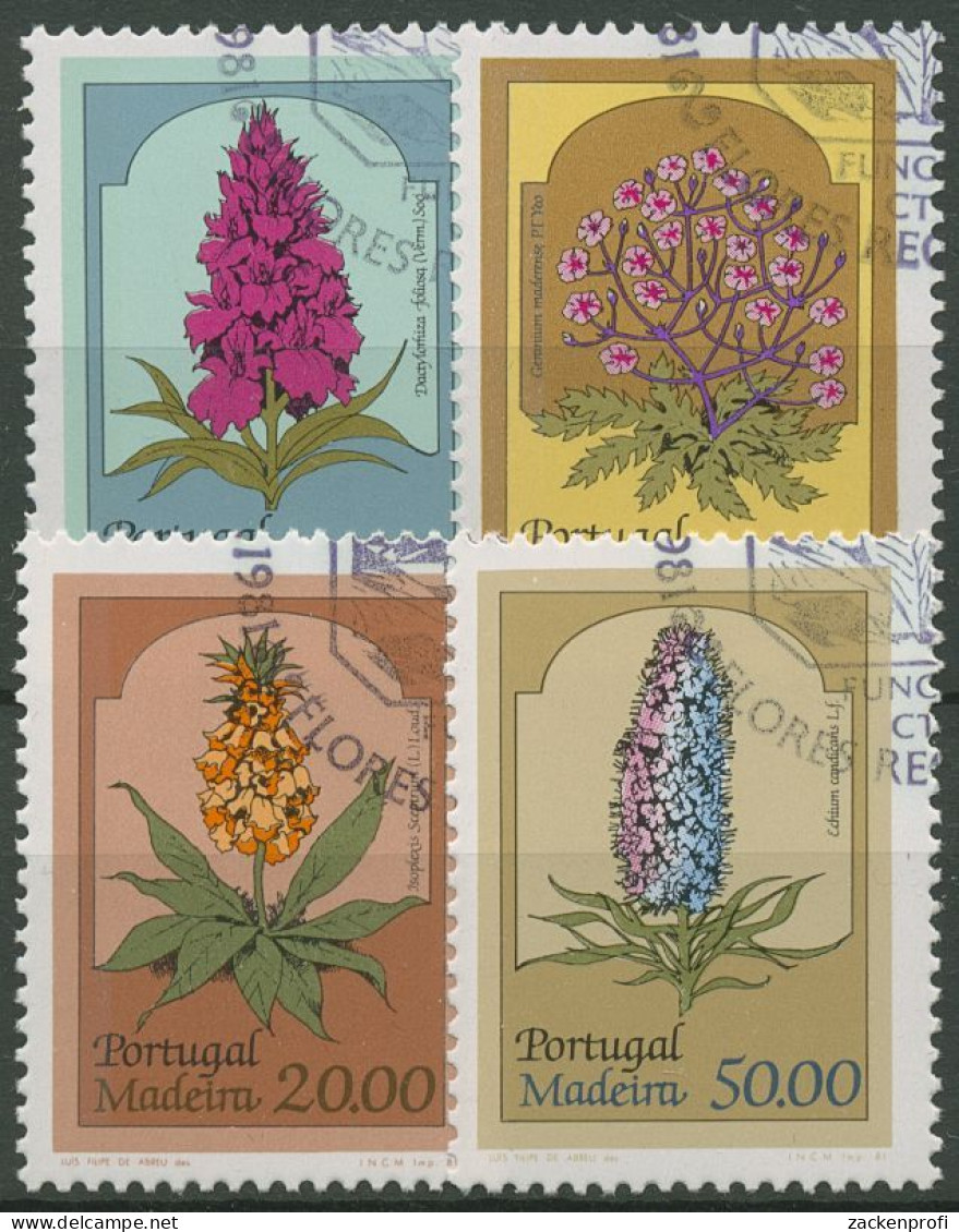 Portugal - Madeira 1981 Blumen 73/76 Gestempelt - Madeira