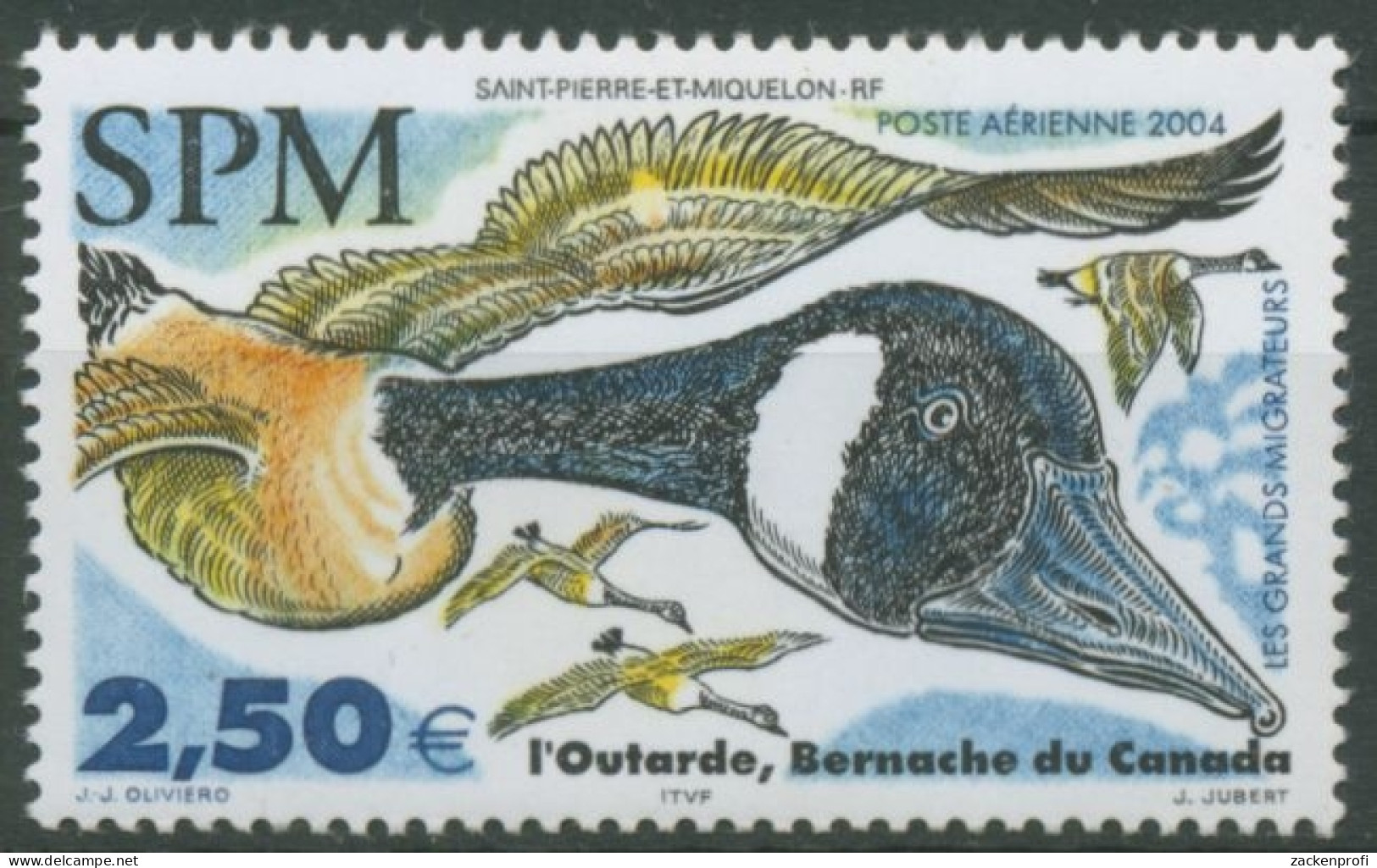 Saint-Pierre Et Miquelon 2004 Zugvögel Kanadagans 906 Postfrisch - Neufs