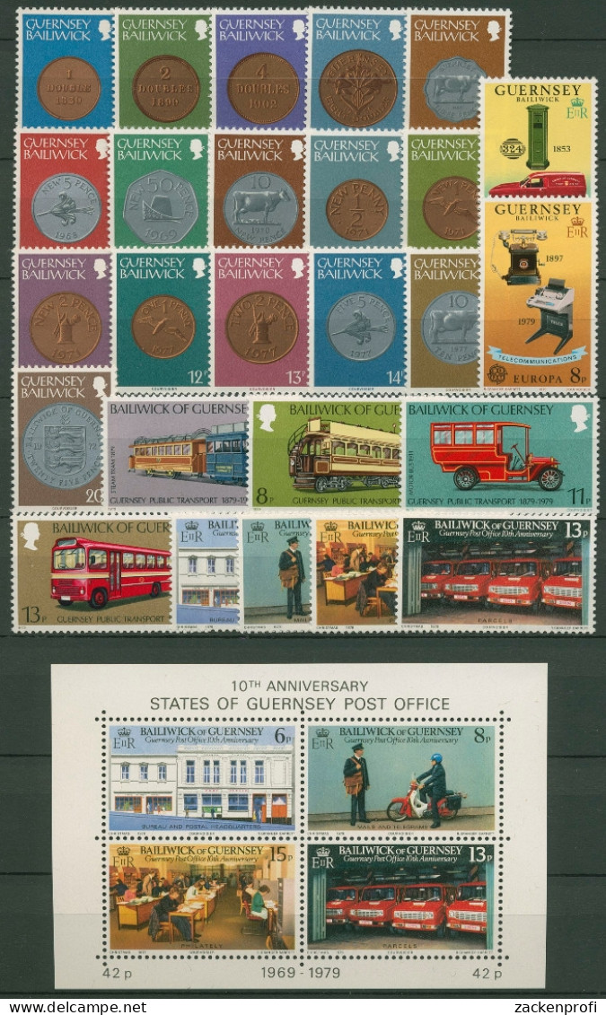 Guernsey 1979 Kompletter Jahrgang Postfrisch (SG95098) - Guernesey