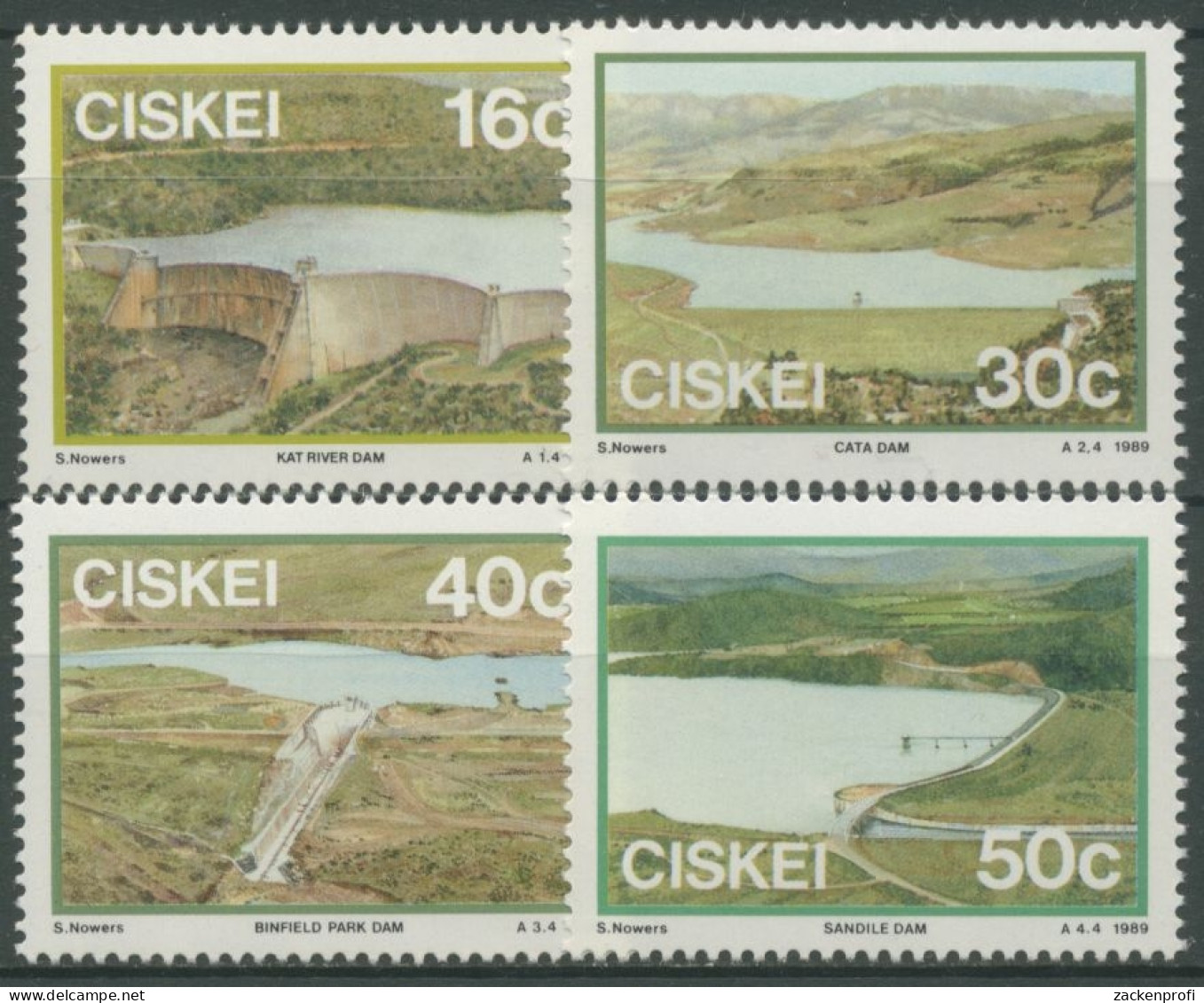 Ciskei 1989 Staudämme Wasserwirtschaft 149/52 Postfrisch - Ciskei