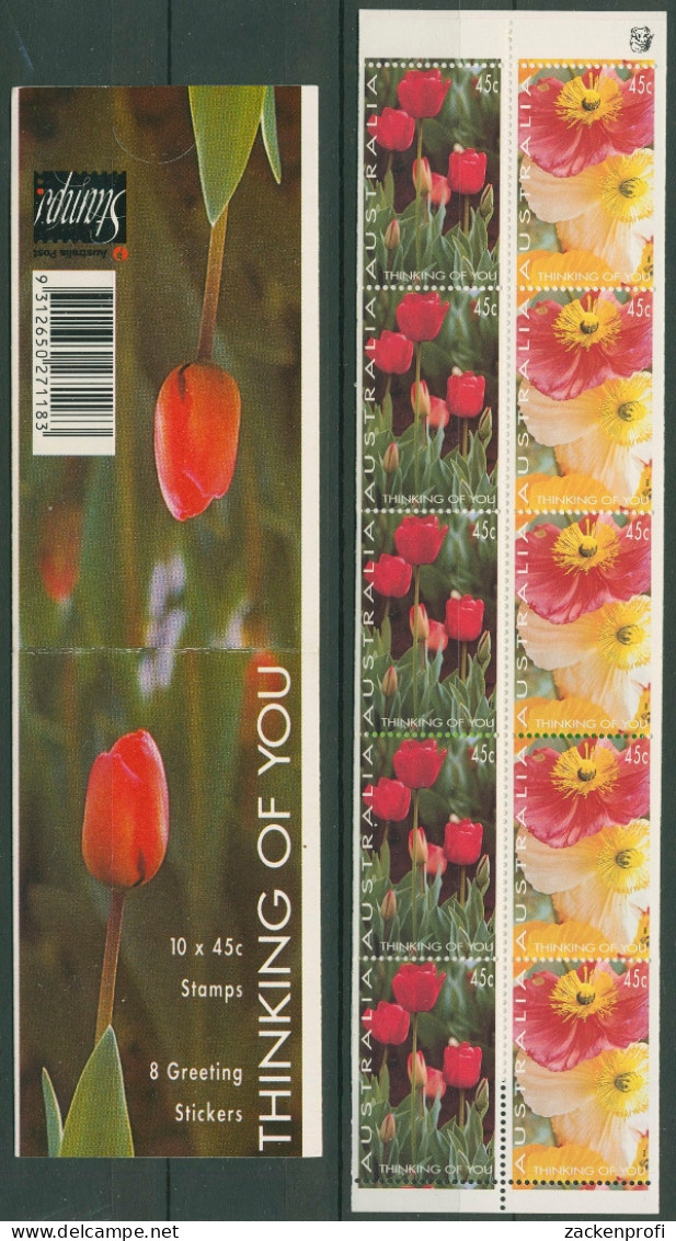 Australien 1994 Grußmarken Blumen MH 81, 1 Koala Reprint Postfrisch (C29512) - Markenheftchen