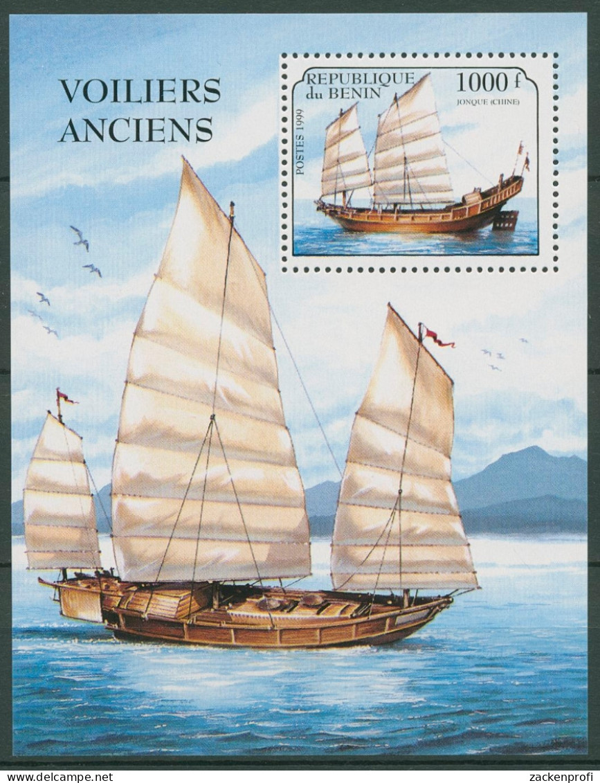 Benin 1999 Segelschiffe Dschunke Block 46 Postfrisch (C29103) - Bénin – Dahomey (1960-...)