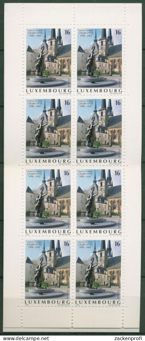 Luxemburg 1996 Großherzogin Charlotte Markenheftchen 1385 MH Postfrisch (C61141) - Markenheftchen