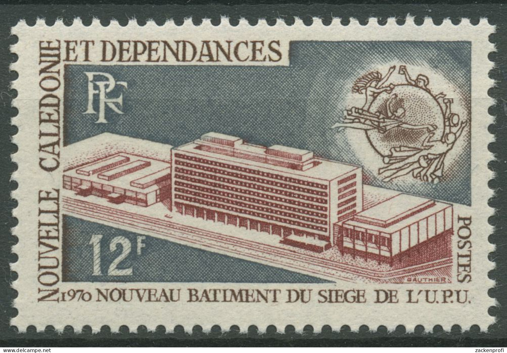 Neukaledonien 1970 Neuer Amtssitz Des Weltpostvereins UPU 485 Postfrisch - Neufs