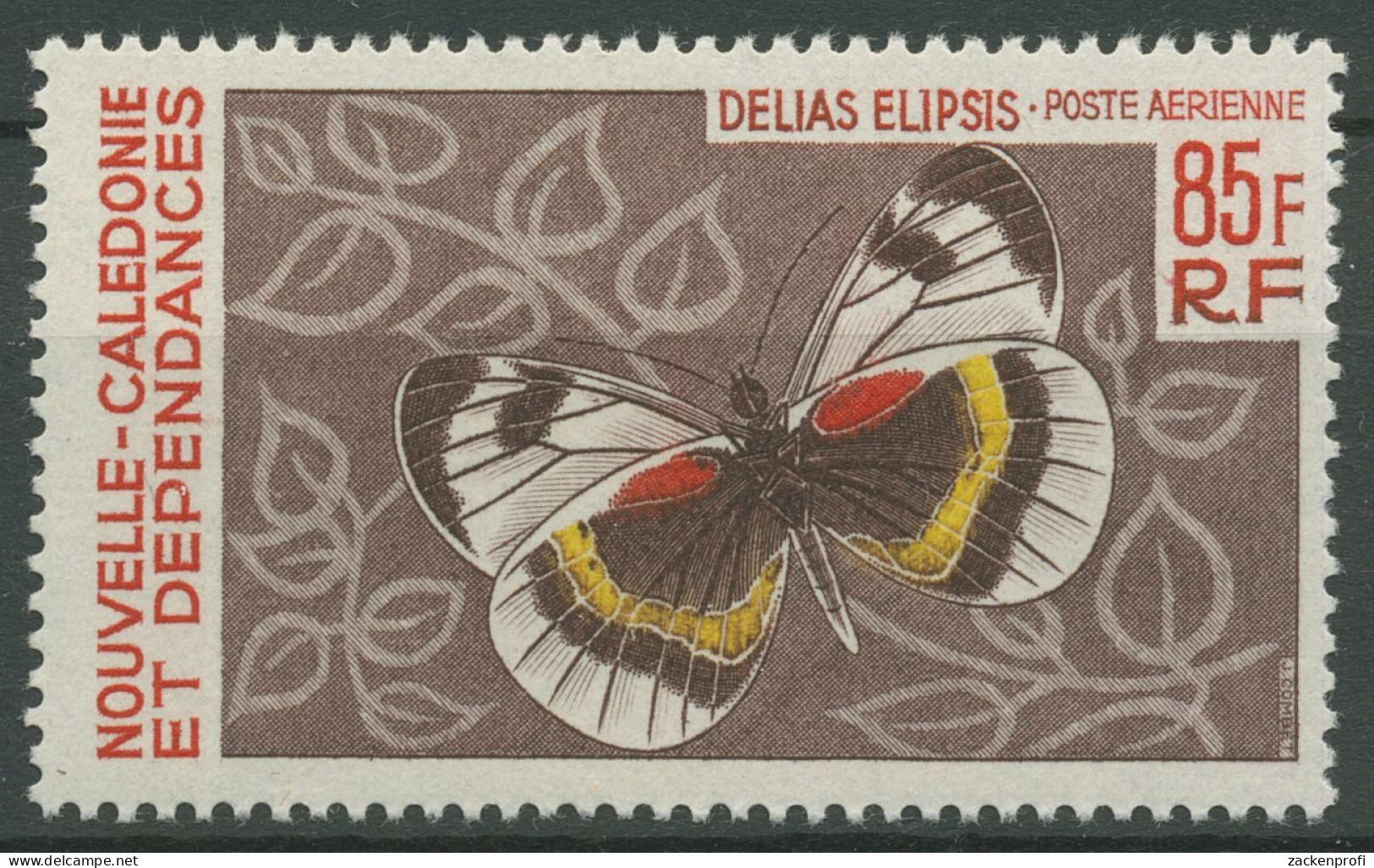 Neukaledonien 1967 Schmetterlinge Delias Elipsis 444 Postfrisch - Nuevos