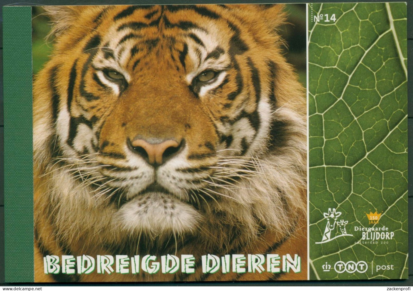 Niederlande 2006 Bedrohte Tierarten Markenheftchen MH 71 Postfrisch (C61134) - Libretti