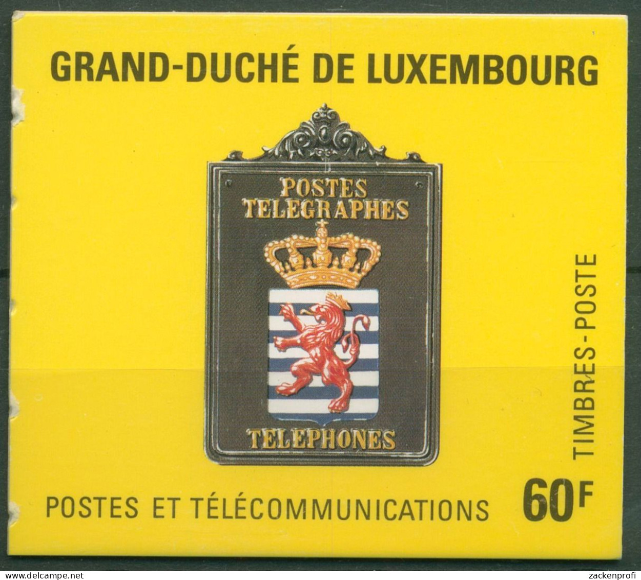 Luxemburg 1991 Postmuseum Telefon Markenheftchen 3 Postfrisch (C61140) - Markenheftchen