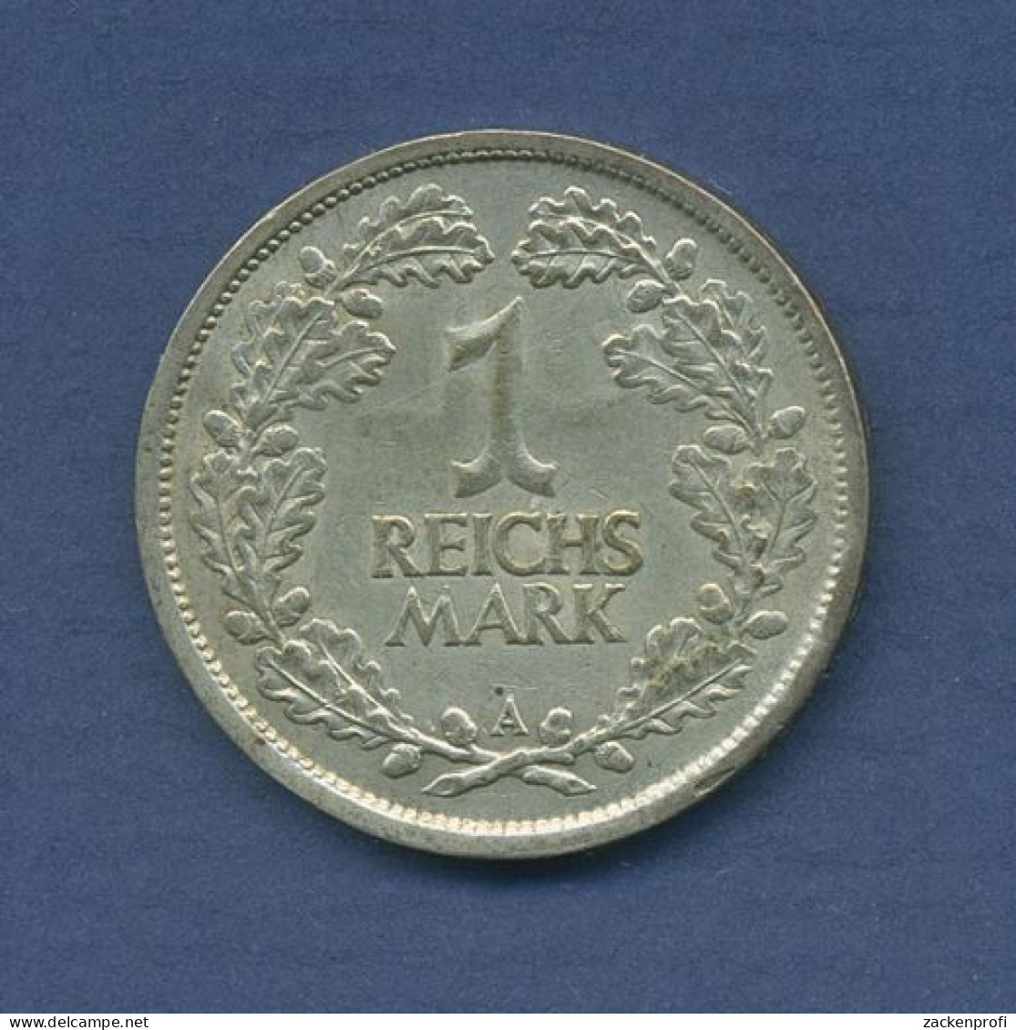 Deutsches Reich Weimar 1 Mark Silber 1925 A, J 319 Ss + (m6505) - 1 Marco & 1 Reichsmark