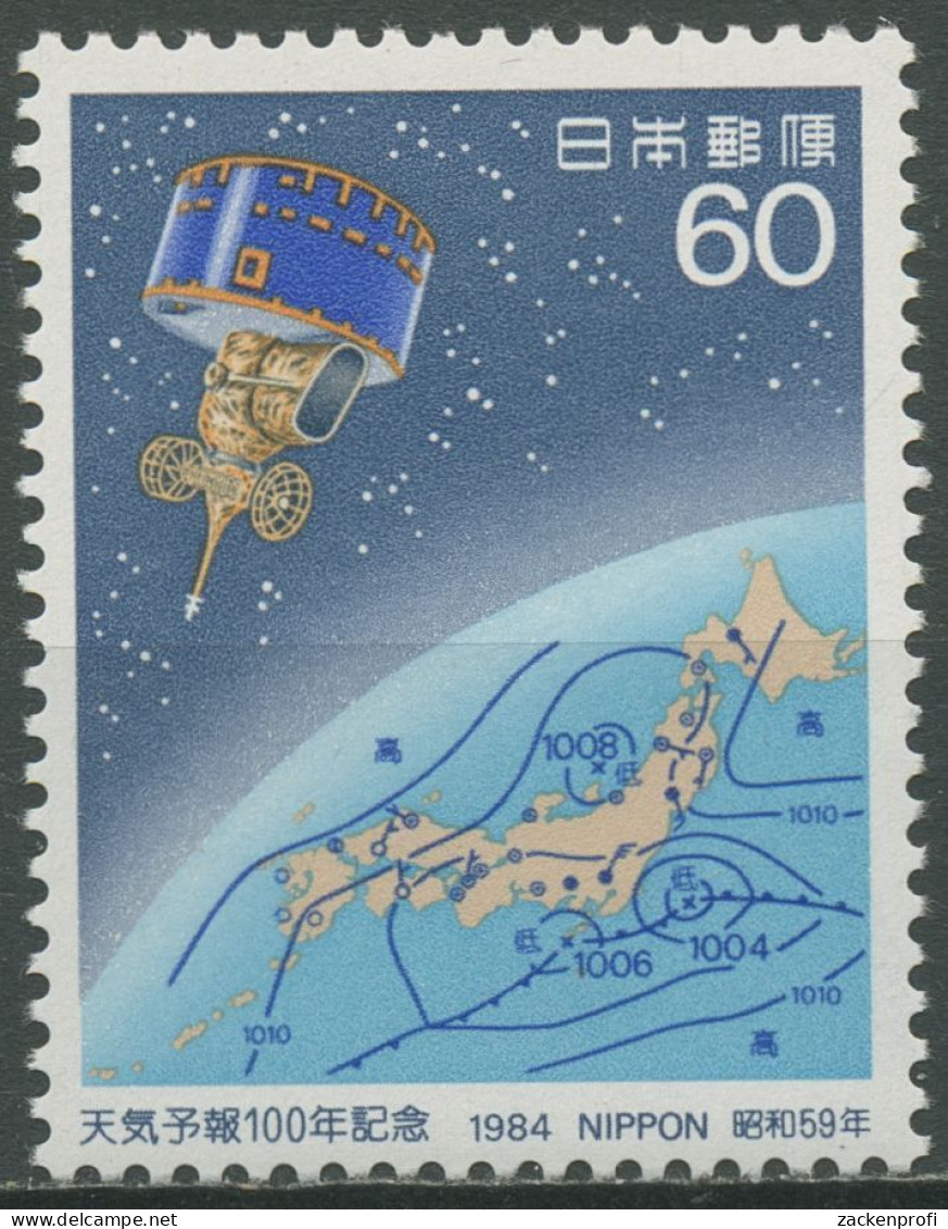 Japan 1984 Meteorologie Wettervorhersage Wettersatellit 1588 Postfrisch - Unused Stamps