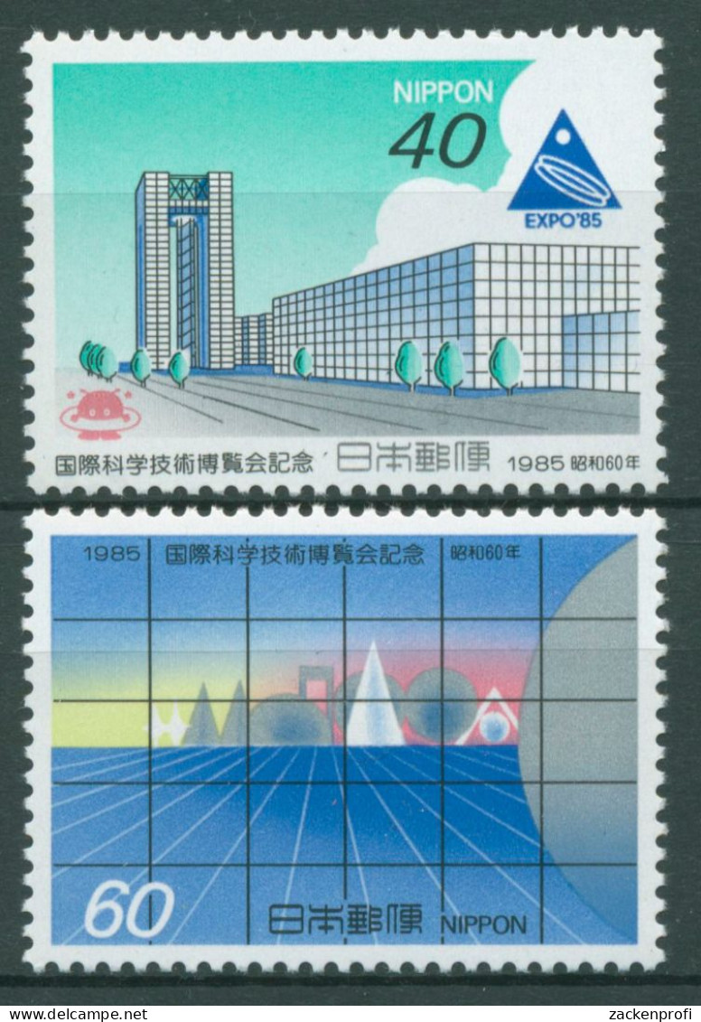 Japan 1985 EXPO Tsukuba Ausstellungspavillons 1625/26 Postfrisch - Unused Stamps