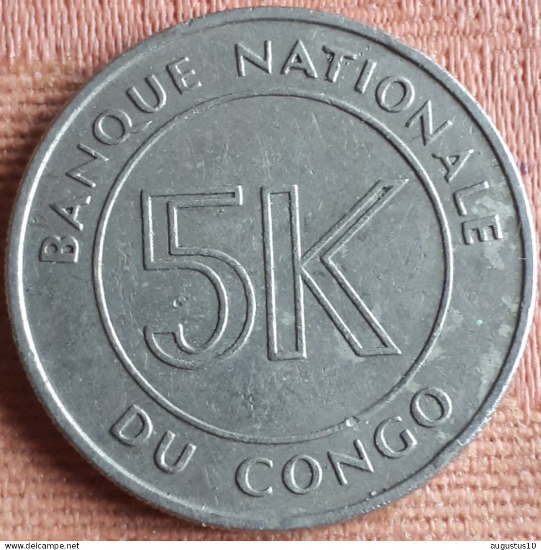 CONGO DEM. REPUBLIC : 5 MAKUTA 1967 KM 9 - Zaire (1971-97)