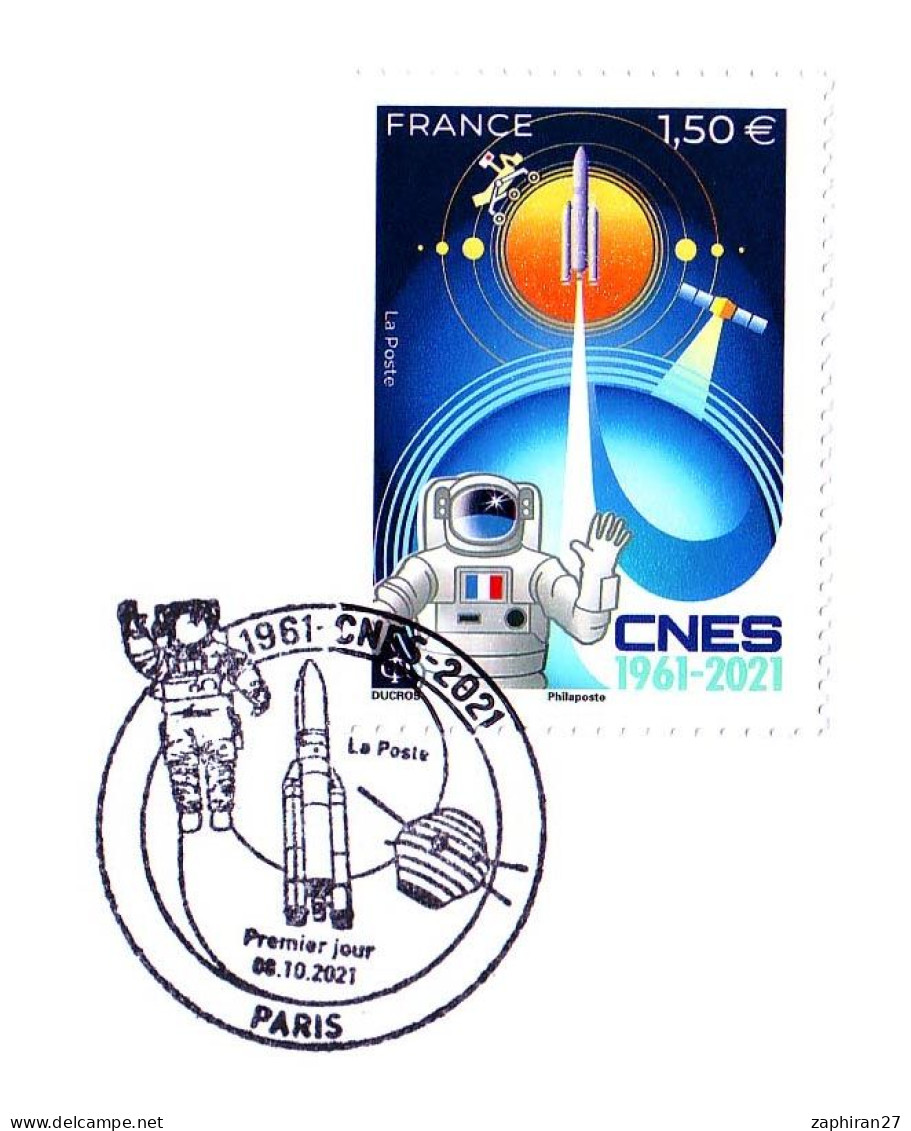 ESPACE : PARIS 60 ANS DU CNES (8-10-2021)   #491# - Europe