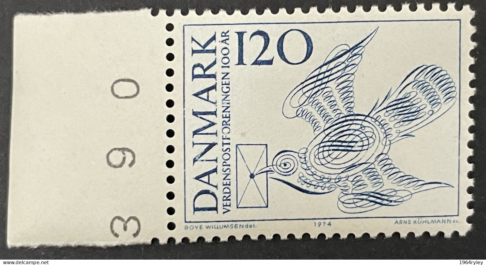 DENMARK - MNH** - 1974 Universal Postal Union Centenary  - # 579 - Ungebraucht