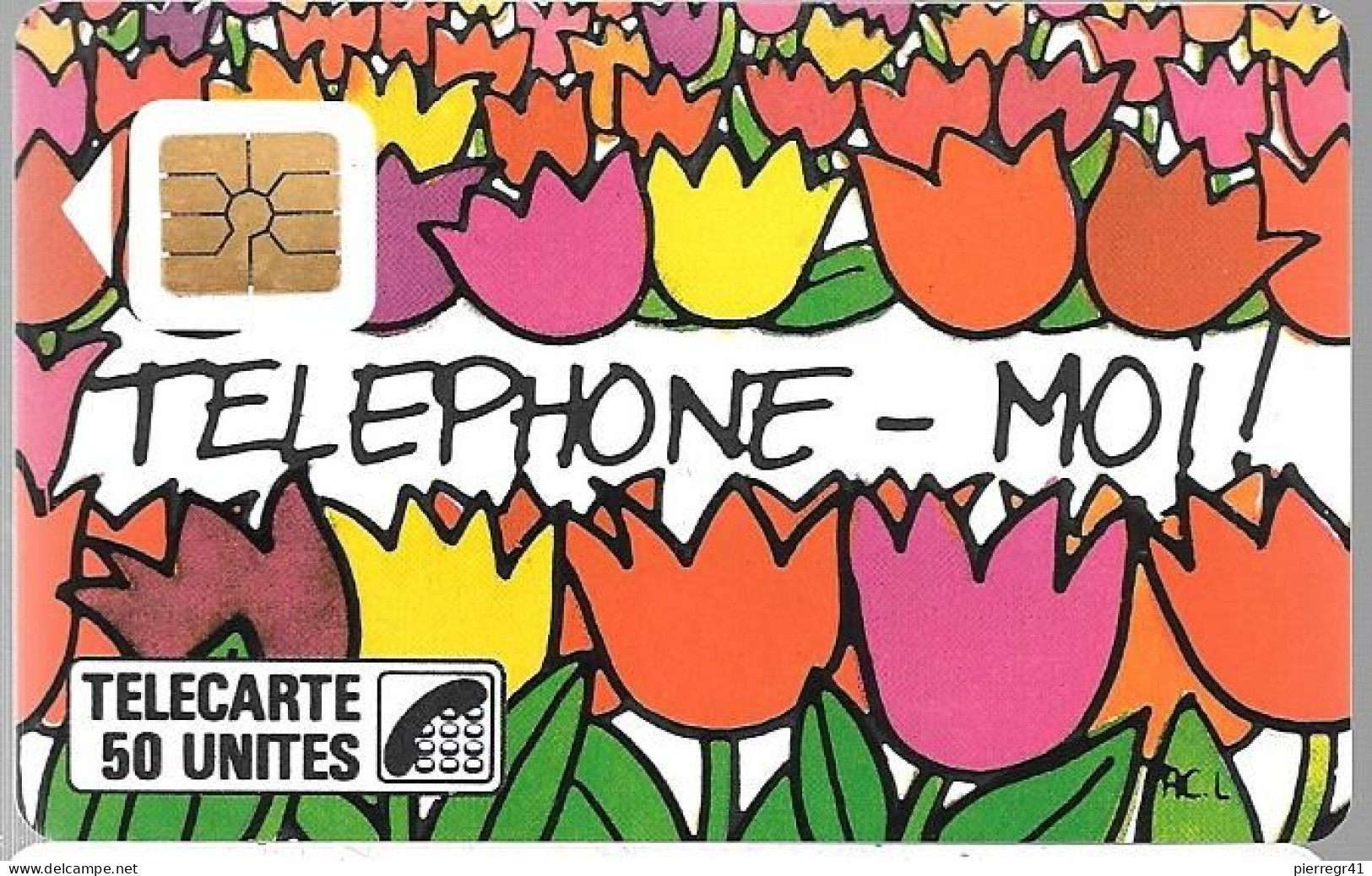 CARTE²°-PUBLIC-1987-50U-F 09-SO2.410-TELEPHONE MOI-4Pe-4232 Endroits-Utilisé-TBE - 1987