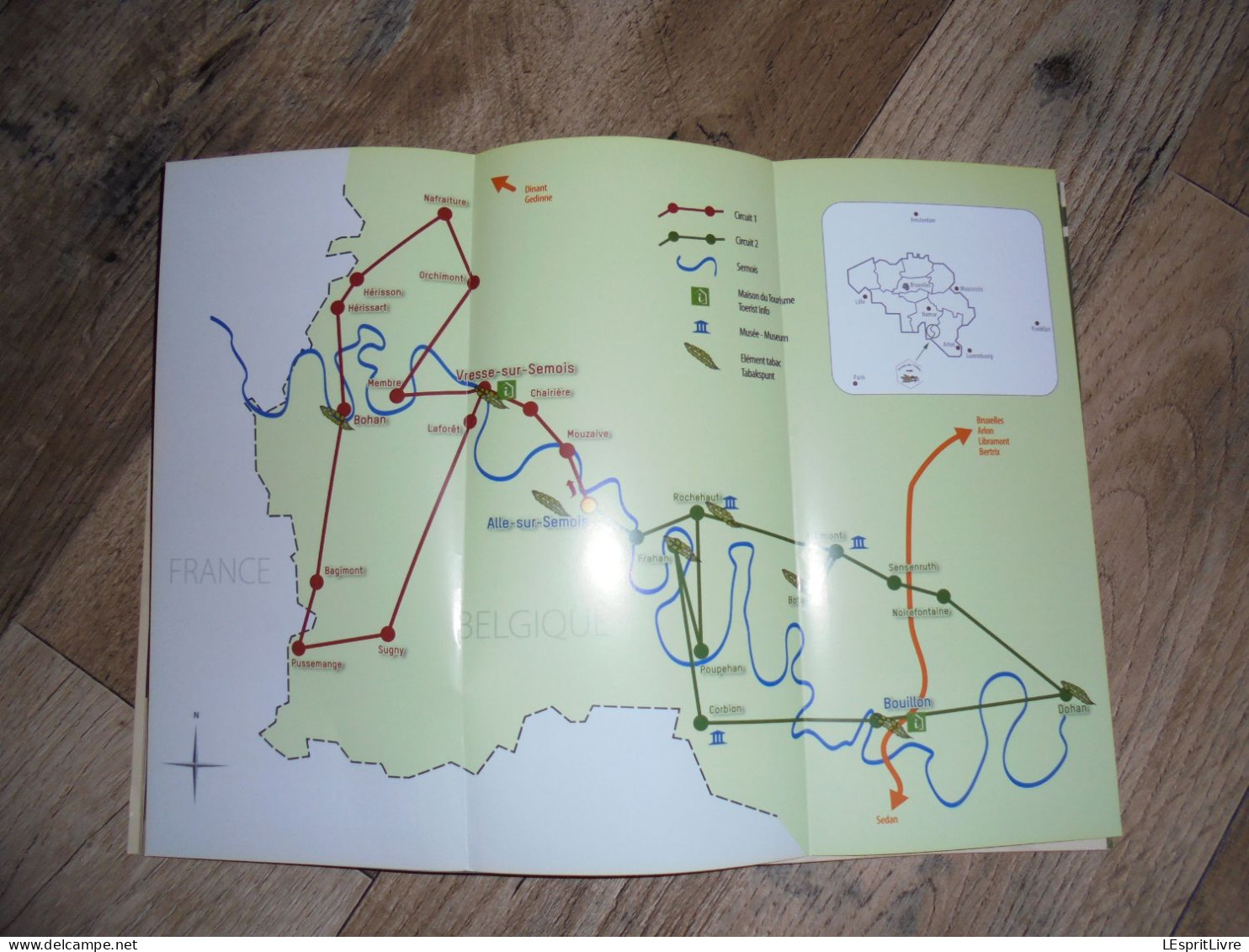 SEMOIS Route du Tabac Circuits Régionalisme Ardenne Bohan Bouillon Poupehan Alle Mouzaive Frahan Membre Vresse Corbiion