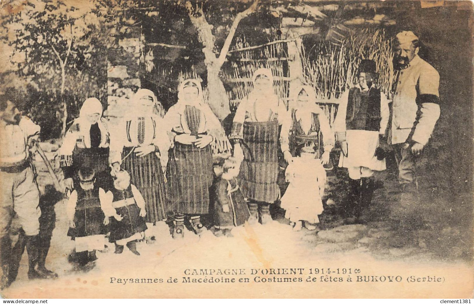 Serbie Serbia Campagne D'orient 1914 - 1918 Paysannes De Macedoine En Costumes De Fetes A BUKOVO - Serbien