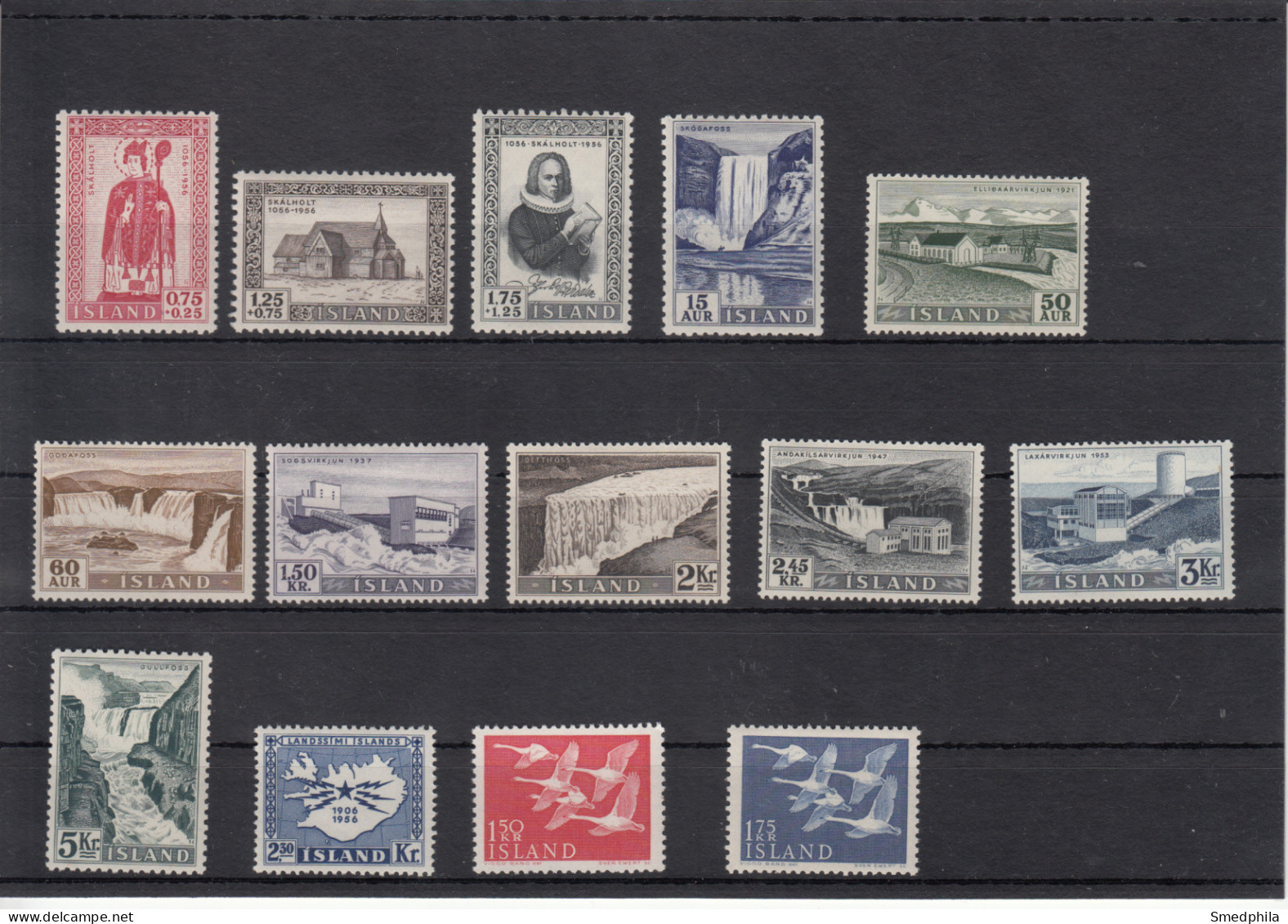 Iceland 1956 - Full Year MNH ** - Annate Complete