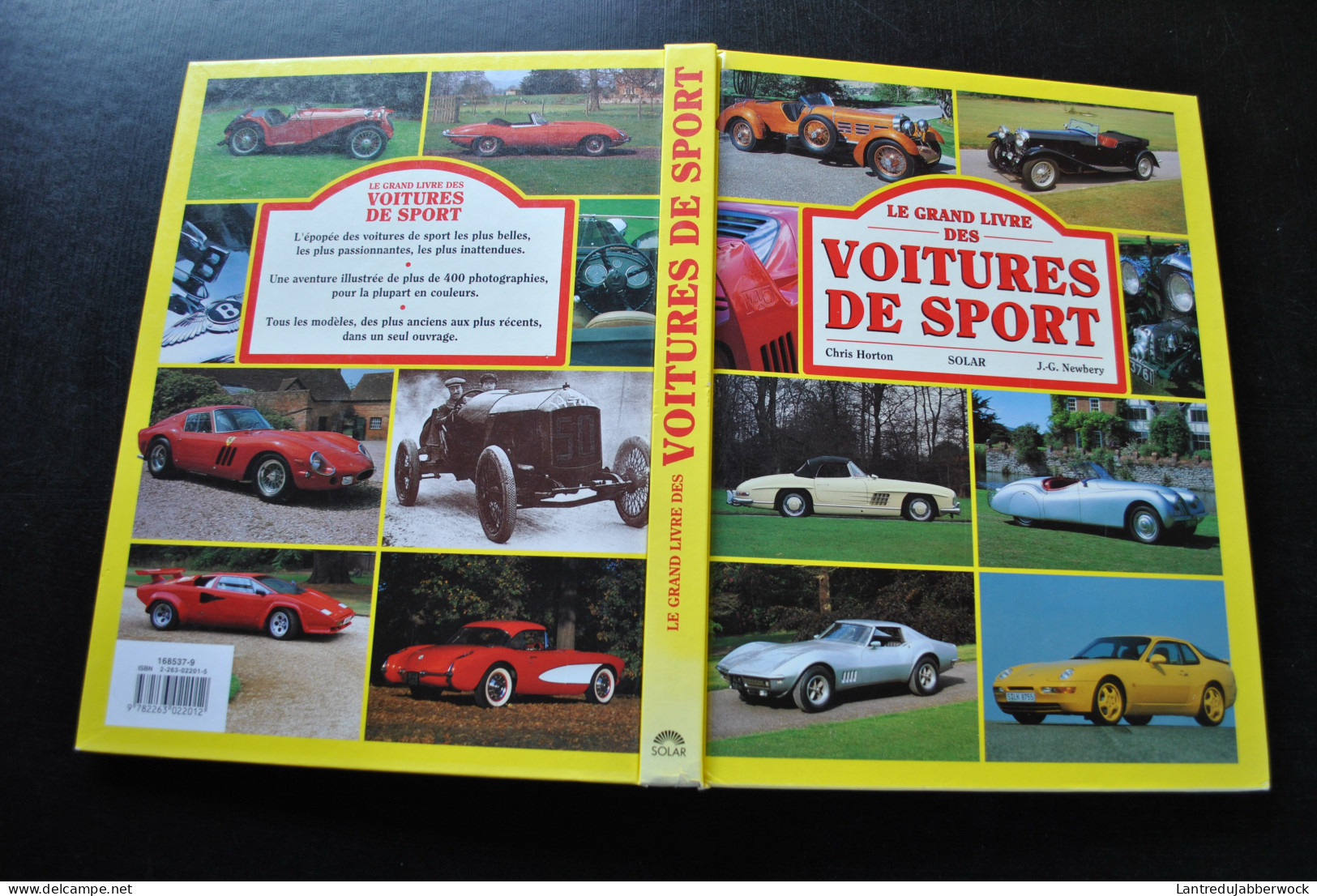 HORTON NEWBERY LE GRAND LIVRE DES VOITURES DE SPORT Duesenberg Triumph Alfa BMW Jaguar Ford GT Ferrari... - Auto