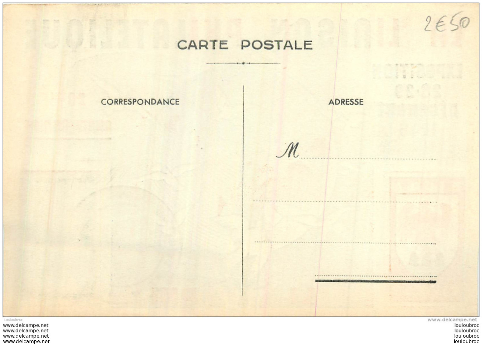 LA LIAISON PHILATELIQUE EXPOSITION 1946  20EM ANNIVERSAIRE - Altri & Non Classificati