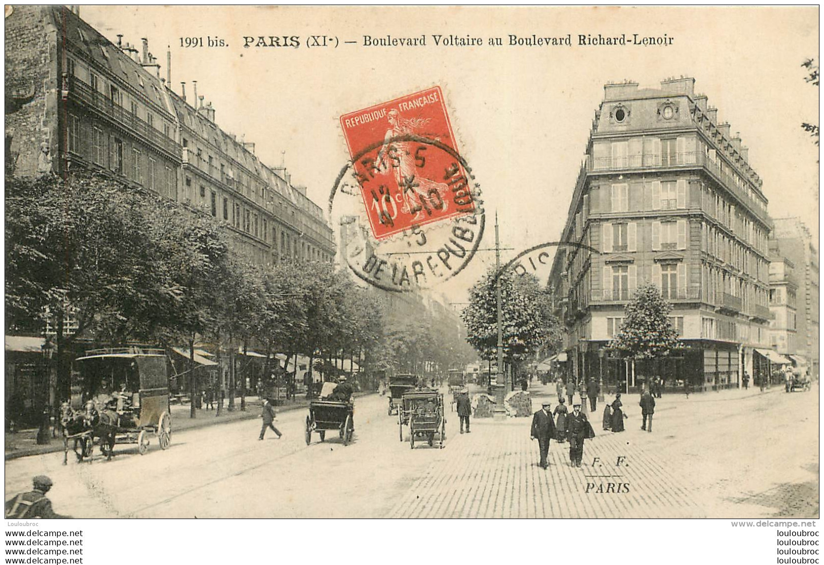 PARIS XI BOULEVARD VOLTAIRE AU BOULEVARD RICHARD LENOIR - District 11