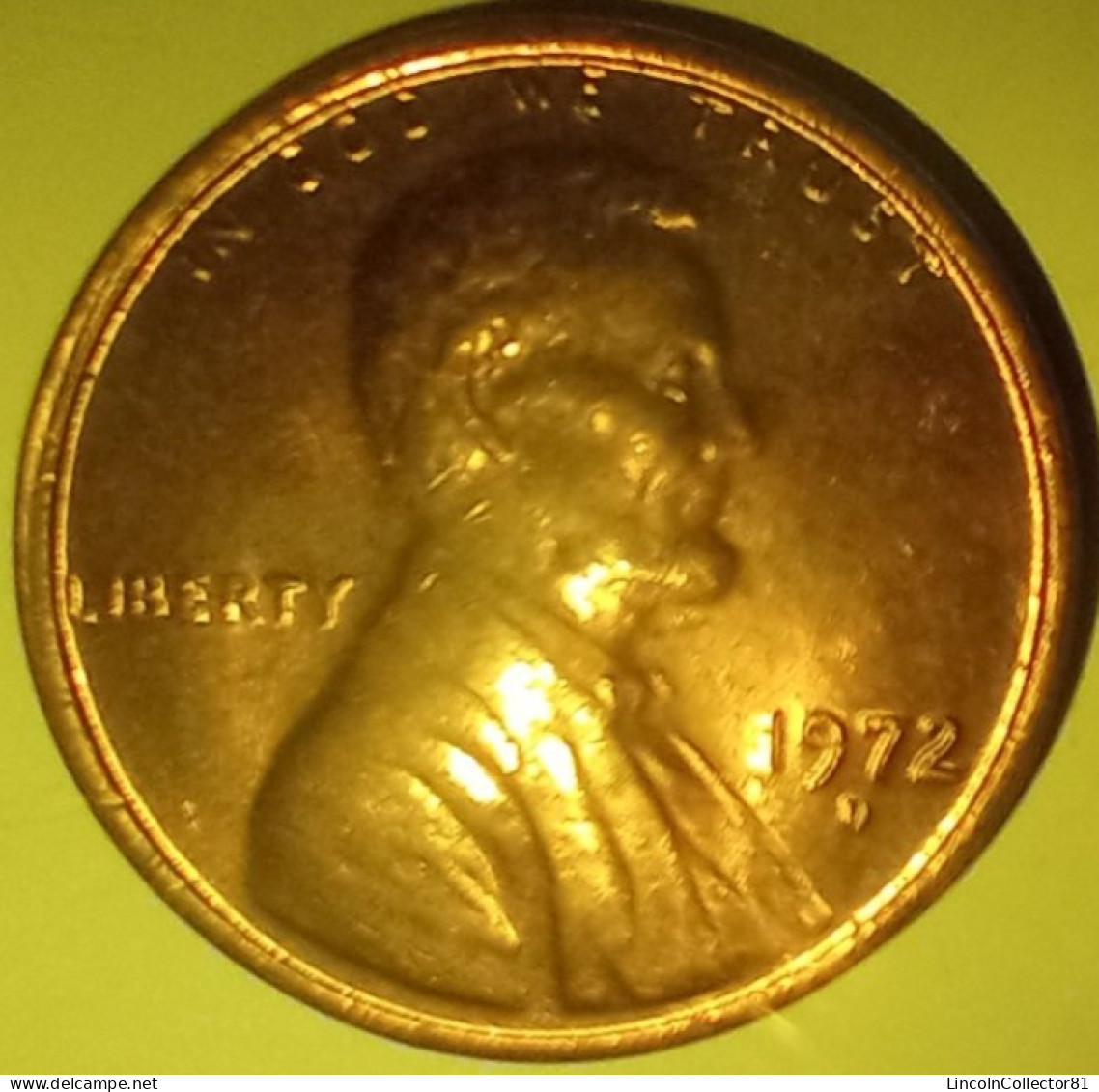1972 D Bronze Lincoln Memorial Penny - DDO/DDR RD