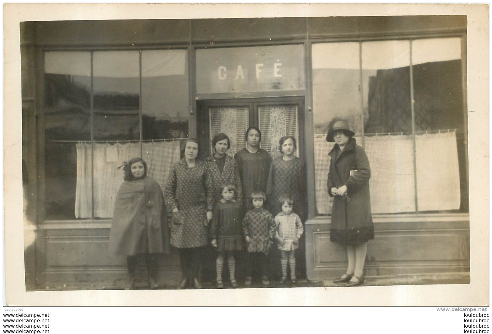 CARTE PHOTO CAFE LIEU NON IDENTIFIE R1 - Cafes