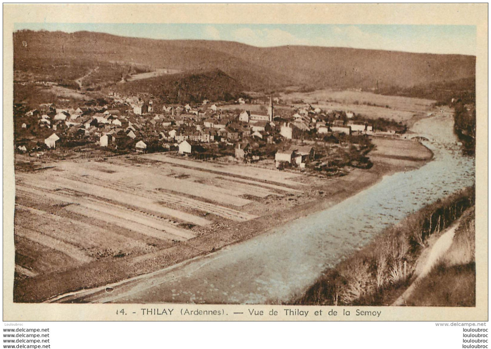 THILAY  VUE DE THILAY ET DE LA SEMOY  EDITION BUENO - Autres & Non Classés